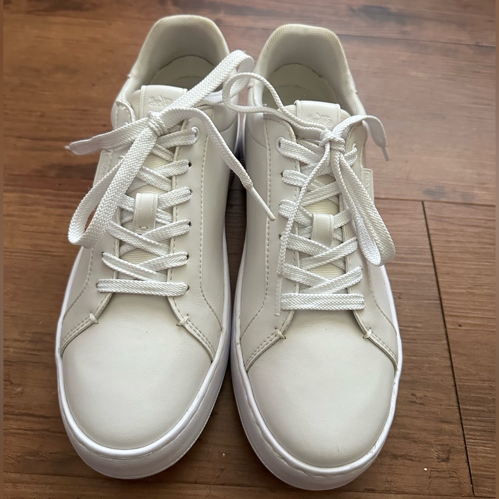 Coach White Low Top Men Sneakers